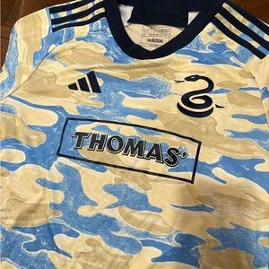 Women’s Philadelphia union adidas tan 2023 jersey
